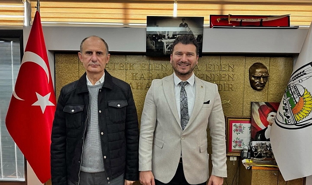 Edirne Vali Yardımcısı Sıdkı Zehin, Babaeski Belediye Başkanı Fırat Yayla'yı Ziyaret Etti