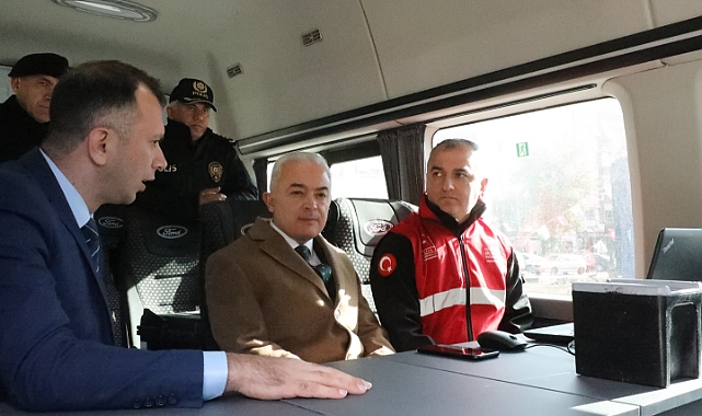 Kırklareli'nde Mobil Göç Noktası Uygulama Aracı Hizmete Girdi