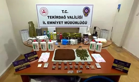 Tekirdağ’da 250 polisle uyuşturucu operasyonu