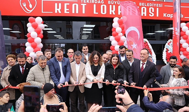 TEKİRDAĞ'IN İLK KENT LOKANTASI AÇILDI