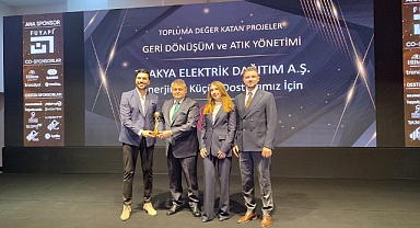 TREDAŞ'ın "Enerjimiz Küçük Dostlarımız İçin" Projesine Toplumsal Fayda Ödülü