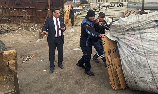 Zabıtadan Hurda Toplayıcıları ile Hurda Depolarına Denetim