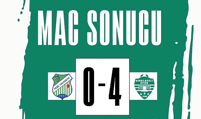Ziraat Türkiye Kupası 3. Tur Sonuçları: Yalova FK - Kırklareli Spor