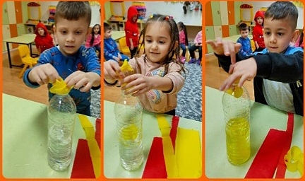 Anasınıfı Öğrencileri Turuncu Rengi Deneyimleyerek Öğrendi