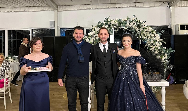 Babaeski Belediye Başkanı Dr. Fırat Yayla, İlginay ve Doğukan Çiftinin Nişan Törenine Katıldı