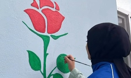 Babaeski’de Gençlerden Anlamlı Proje: Nadırlı Köyü Camii’ne Estetik Dokunuş