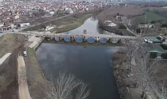 Edirne'de kuraklığa karşı Tunca Nehri'ne mini baraj
