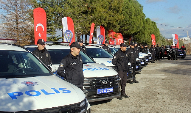 Kırklareli İl Emniyet Müdürlüğü Yeni Araçlarla Güçlendi
