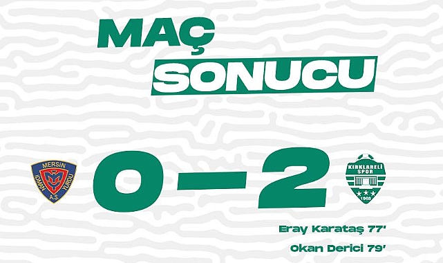 Kırklarelispor, Yeni Mersin İdmanyurdu'nu 2-0 Mağlup Ederek Üst Tura Yükseldi
