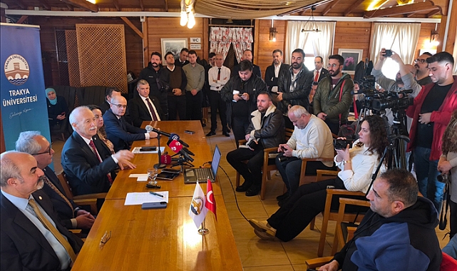 REKTÖR PROF. DR. MUSTAFA HATİPLER'DEN BASIN TOPLANTISI