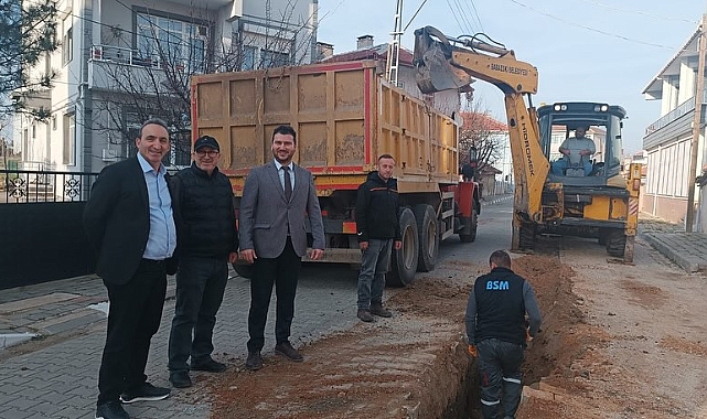 Babaeski'de İçme Suyu Hattı Yenileme Çalışmalarını Yerinde İnceledi
