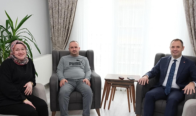 Başkan Derya Bulut'tan Fatih Eser'e Geçmiş Olsun Ziyareti