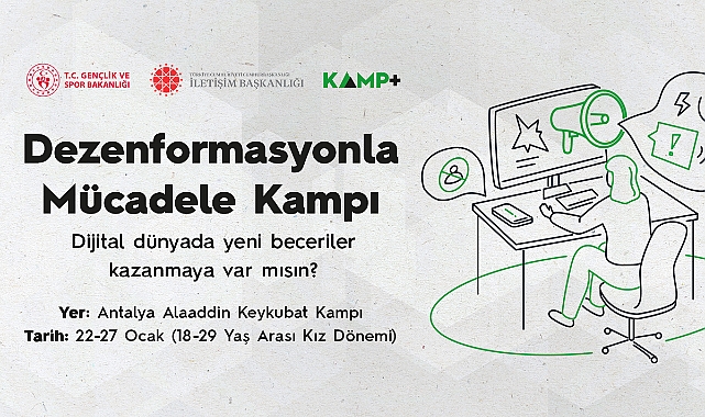 Gençlere Dijital Dünya İçin Eşsiz Bir Fırsat: Dezenformasyonla Mücadele Kampı Başlıyor