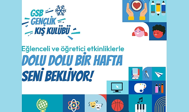 GSB Gençlik Kış Kulübü Programı ile Sömestr Tatiline Renk Katın