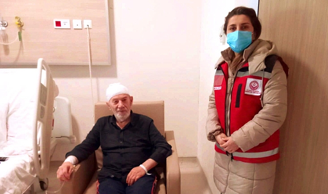 Kıbrıs Gazisi Mehmet Camlı’ya Geçmiş Olsun Ziyareti Gerçekleştirdi
