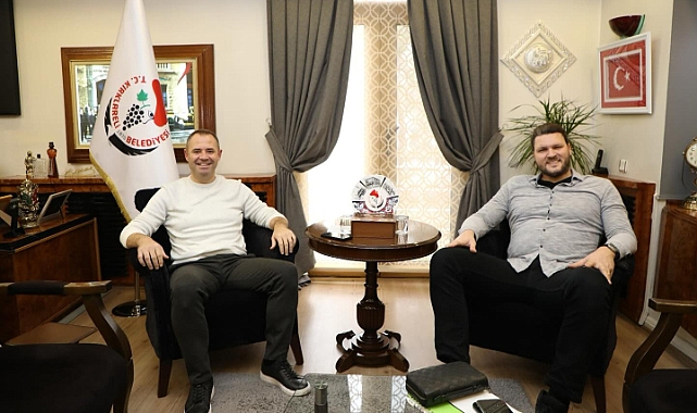 Kırklareli Belediye Başkanı Derya Bulut, Milli Basketbolcu Barış Hersek'i Ağırladı