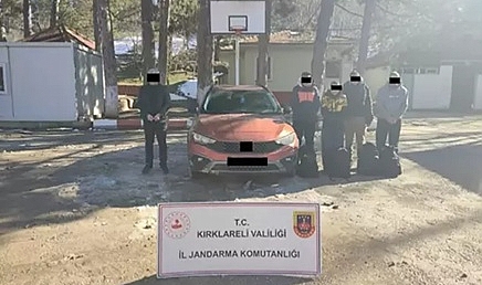 Kırklareli'de 40 kaçak göçmen yakalandı