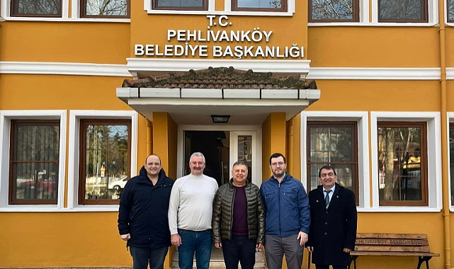 Kırklareli PTT Heyetinden Başkan Hoşgör'e Nezaket Ziyareti