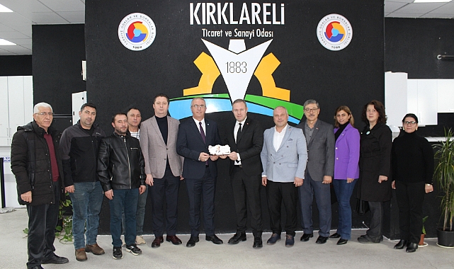 Kırklareli TSO Başkanları Soner Ilık ve İsmail Hakkı Özsan, İYİ Parti Heyetini Ağırladı