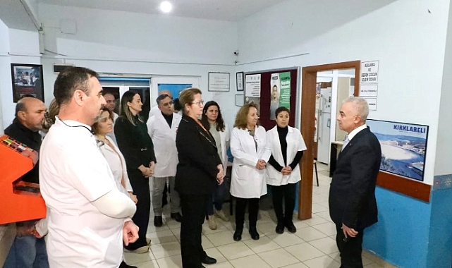 Kırklareli Valisi Uğur Turan, Aile Sağlığı Merkezlerini Ziyaret Etti