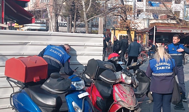 Lüleburgaz Belediyesi’nden Yayalaştırmada Sıkı Denetim