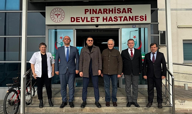 Pınarhisar Devlet Hastanesi'ne Kamu Hastaneleri Hizmetleri Başkanlığı Ziyareti