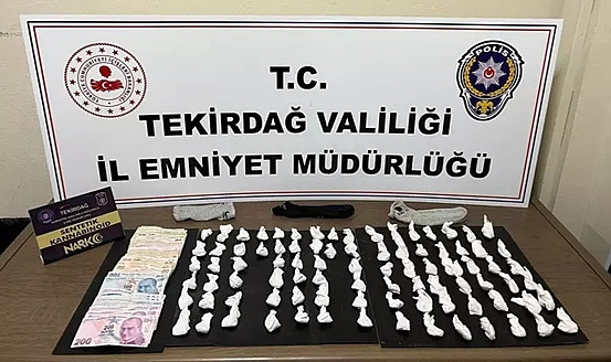 Tekirdağ'da uyuşturucu operasyonunda 9 tutuklama