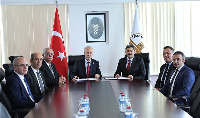 TRAKYA ÜNİVERSİTESİ İLE EDİRNE CUMHURİYET BAŞSAVCILIĞI ARASINDA İŞ BİRLİĞİ PROTOKOLÜ
