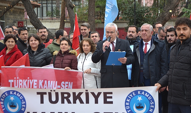 Türkiye Kamu-Sen Kırklareli İl Başkanlığı'ndan Memur ve Emekli Zam Oranlarına Tepki