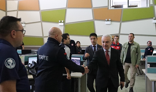 11 Şubat 112 Günü'nde Acil Çağrı Personeline Övgü