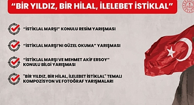 "12 MART İSTİKLAL MARŞI'NIN KABULÜ VE MEHMET AKİF ERSOY'U ANMA GÜNÜ" ETKİNLİKLERİ; "BİR YILDIZ, BİR HİLAL, İLELEBET İSTİKLAL" TEMASIYLA DÜZENLENECEK