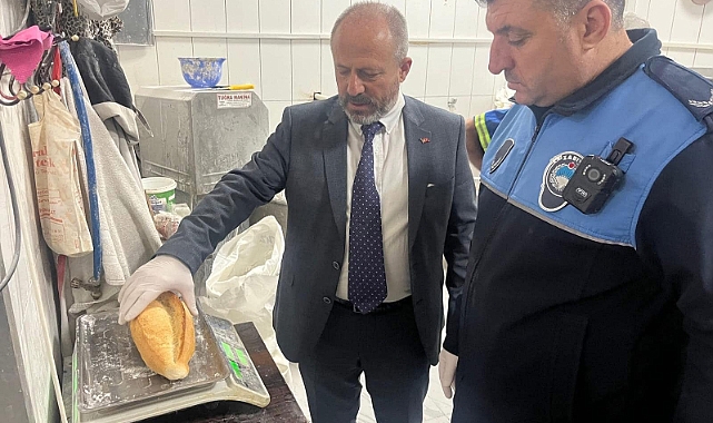 Büyükkarıştıran Belediyesi’nden Ekmek Üretiminde Hijyen ve Gramaj Denetimi