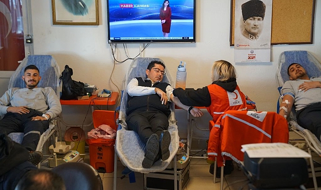 Çorlu Belediyesi Personeli Kan Bağışında Bulundu