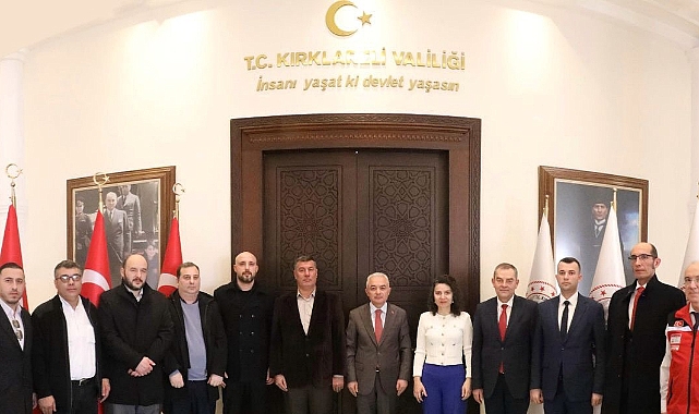 Kahraman Gaziler Kırklareli Valisini Ziyaret Etti