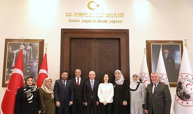 Vali Uğur Turan, Diyanet Vakfı Temsilcilerini Kabul Etti