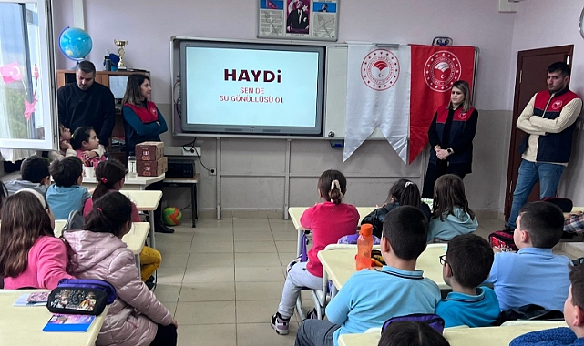 Vize’de İlkokul Öğrencilerine Su Verimliliği ve Gıda İsrafı Eğitimi