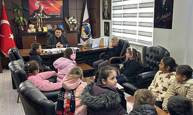 Başkan İsmail Özen Minik Öğrencilerle Buluştu