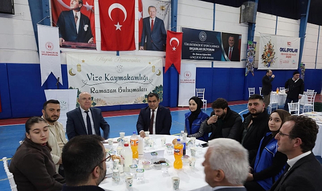 Kaymakam Kemal Balaban, Gençlerle İftar Programında Buluştu