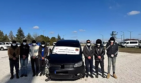 Kırklareli'de 45 kaçak göçmen yakalandı