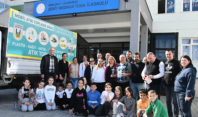 Lüleburgaz’da Minik Çevre Gönüllülerinden Büyük Duyarlılık