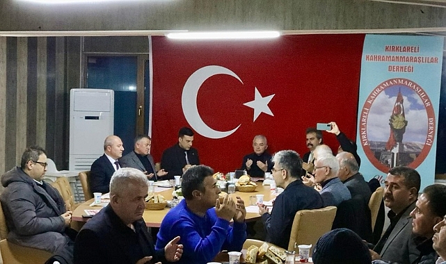 Vali Uğur Turan, Kahramanmaraşlılar Derneği’nin İftar Programına Katıldı