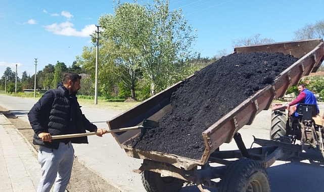 Alpullu Belediyesi’nden Saray Yolu Üzerindeki Doğal Gaz Hattı Onarımı