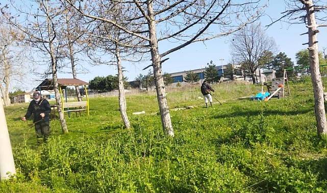 Alpullu’da Yeşil Alanlara Bahar Dokunuşu