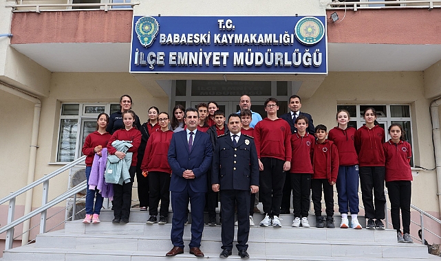 Babaeski Atatürk Ortaokulu’ndan Polis Haftası Ziyareti