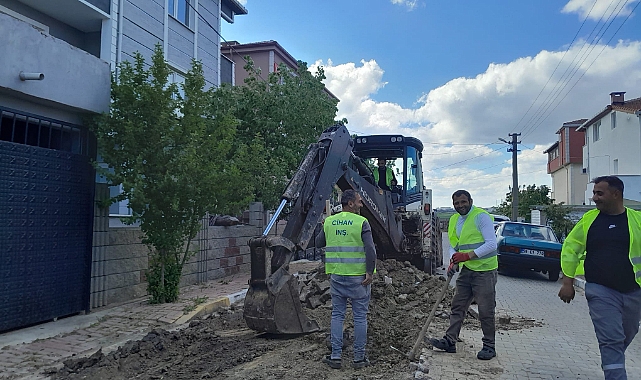 Büyükkarıştıran’da Altyapı Çalışmaları Hızla Devam Ediyor