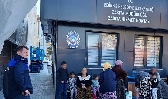 EDİRNE BELEDİYESİ’NDEN DİLENCİLERE YÖNELİK SIKI DENETİM
