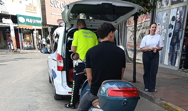 Edirne'de 55 motosiklet sürücüsüne 408 bin lira ceza