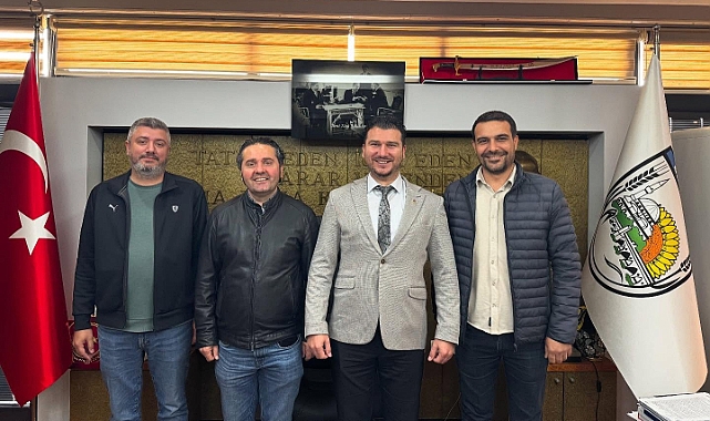 Fırat Yayla, Enka İnşaat Proje Müdürü Bülent Aydın’ı Ağırladı