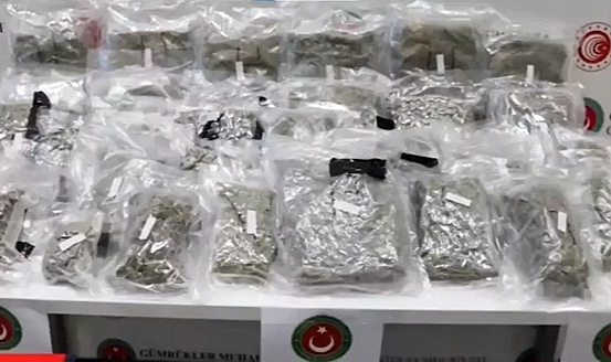 İpsala Sınır Kapısı’nda cipte 17 kilo esrar ele geçirildi