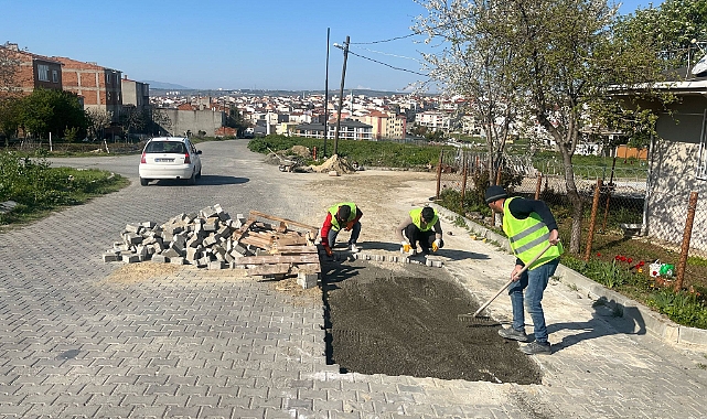 Süleymanpaşa Belediyesi Yol Çalışmalarına Hız Verdi